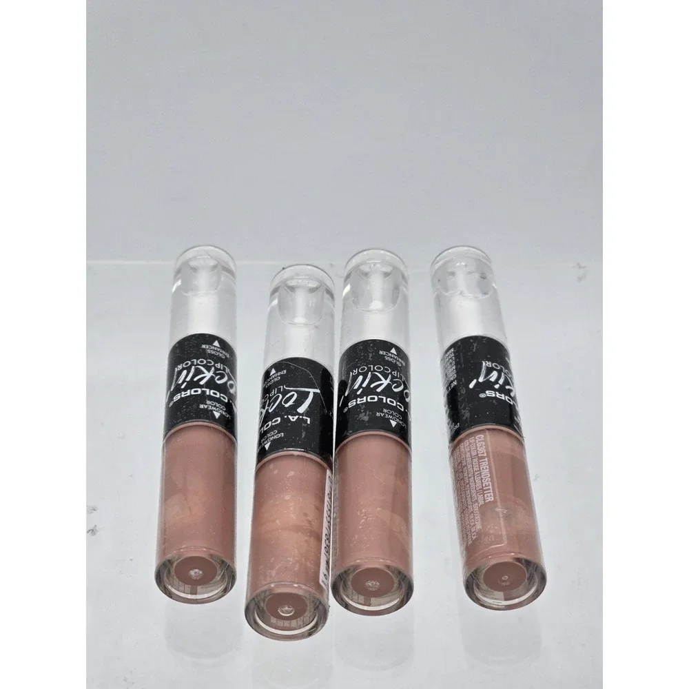 4 Lot L.A. COLORS Lockin'Lip Color - Color Trendsetter‎ CLG367